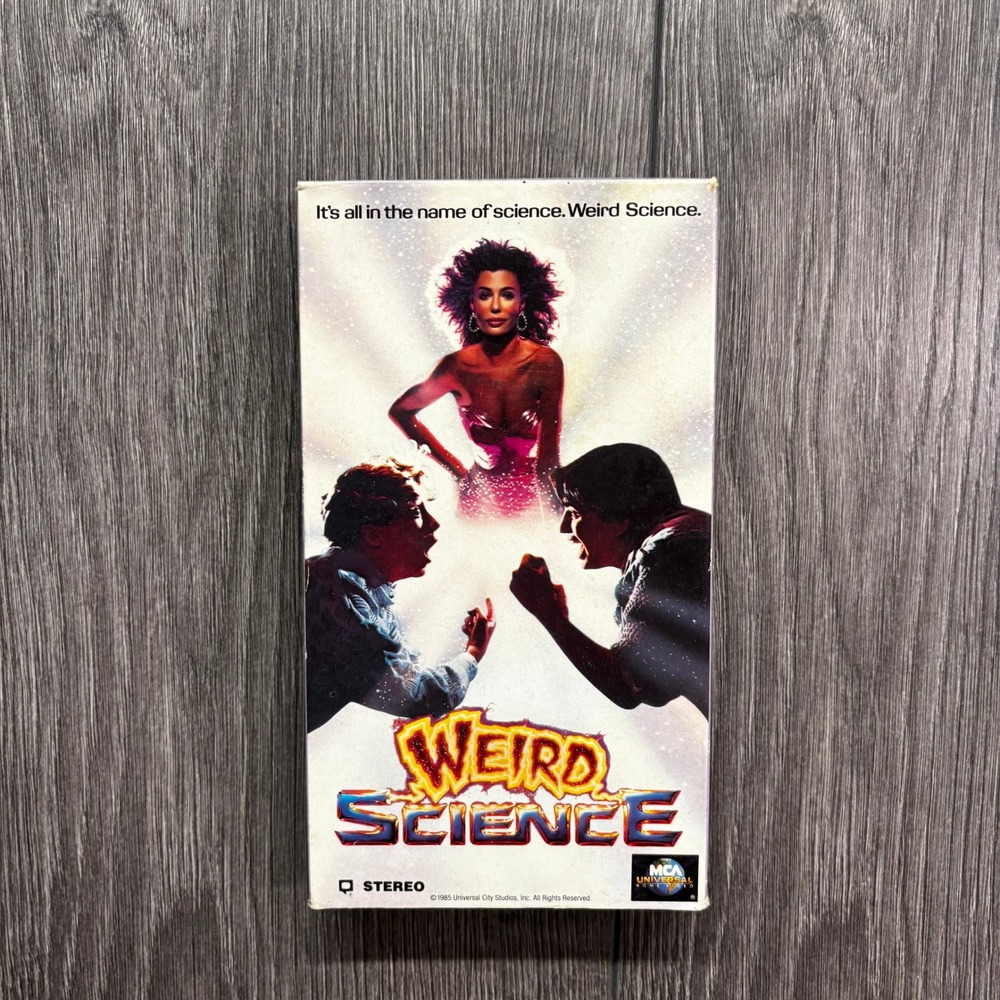 Weird Science VHS 1985 John Hughes MCA Universal Home Video 80s Comedy Movie